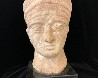 Roman Stone Head purchased from the Skirball Museum, 1977