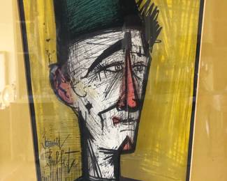 "Jojo, the Clown" Orig. Litho by Bernard Buffet, plate signed