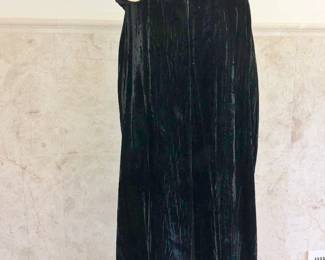 Black Velvet Cloak w/ Hood