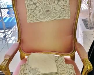 Embroidered Placemats, Napkins & Runner