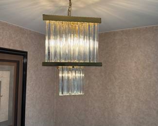 GLASS CAMER CHANDELIER