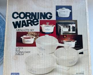 CORNINGWARE CORNFLOWER SET