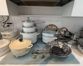 CHANTAL , LE CREUSET & CUISINART COOKWARE