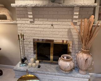 FIREPLACE TOOLS & VASES