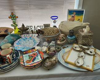 Shell decor/dish ware 