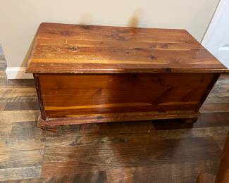 Small cedar chest