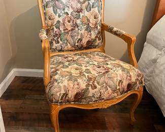 Tapestry arm chair 
