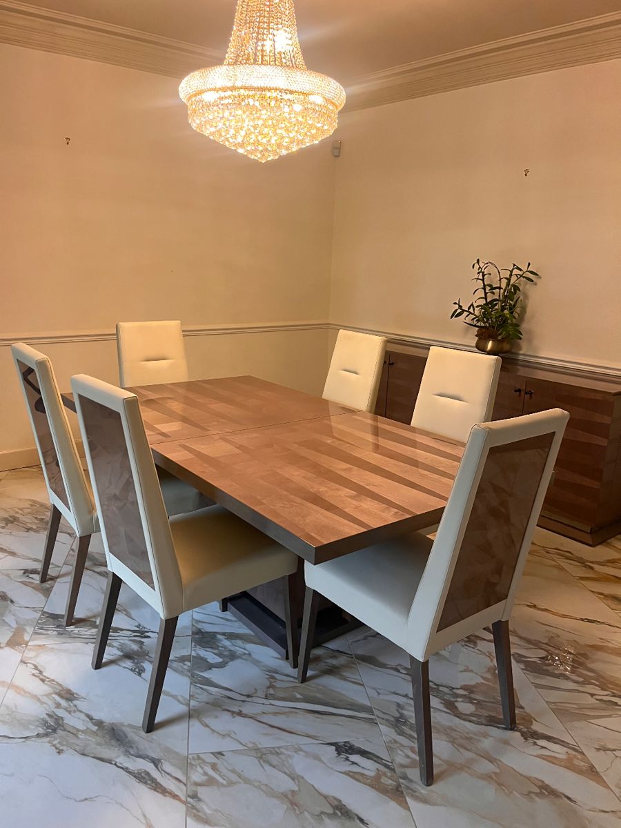 Modern Italian Dining Table and Chairs by ALF Group