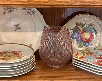 Vintage Dinnerware and Decorative Glass Lot