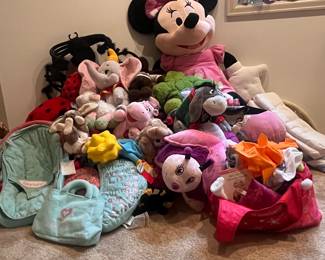 Disney Stuffies and American Girl Doll Accessories