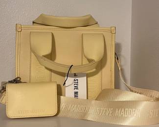 New Steve Madden Handbag Satchel and Wallet Set