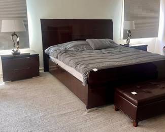 Alf Italia Pisa Collection King Sleigh Bed and Frame