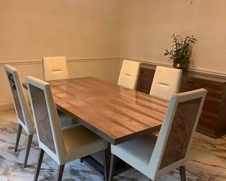 Modern Italian Dining Table and Chairs by ALF Group
