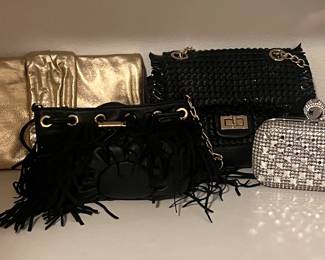  Stylish Black and Gold Handbags