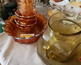 Antique glassware