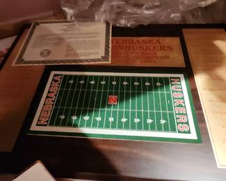 Husker Plaque