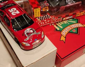 Husker Nascar signed car