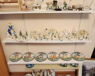 Snow Babies and Collectible Plates