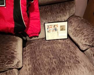 Recliner Chair and Husker Coat