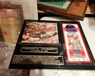 Husker Plaque
