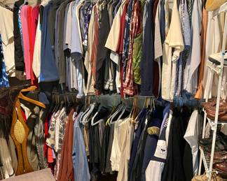 Lots of vintage clothes, clothing