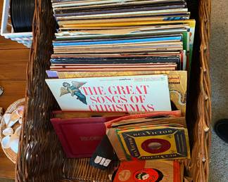 Vintage Lp's and 45 records