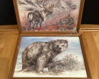 1983 Bear & 1985 Elk Pictures by Doug Lindstrand