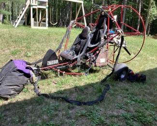 Experimental Two-Seater Powered Paraglider by Destiny. Model 2000 XLT.