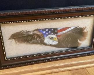 Painted feather by Ann's Wildlife Art