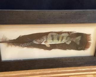 Painted feather by Ann's Wildlife Art