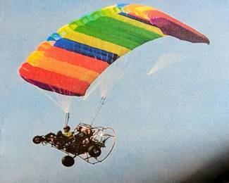 Experimental Two-Seater Powered Paraglider by Destiny. Model 2000 XLT.