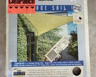 New shade sail