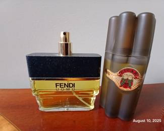 Fendi and Cigar colognes.