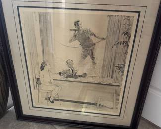 Norman Rockwell - Window Washer