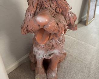Dog Statue - Cast Stone