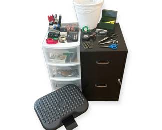 Office Supplies, File Cabinet, Adjustable Foot Rest, More