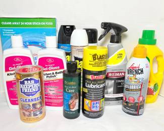 Household Cleaners, Bar Keepers Friend, Raid, More Many Unopened