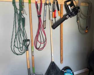 Lot Of Garage Garden Equipment