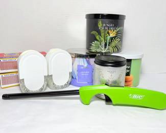 Unlit Candles, Matches, Air fresheners, Lighter