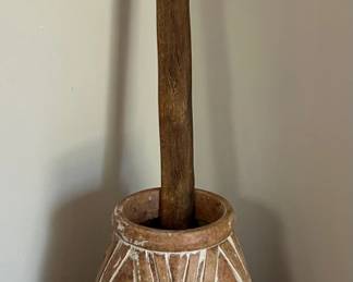 22 Tall Decorative Pot Heavy Wooden Stick