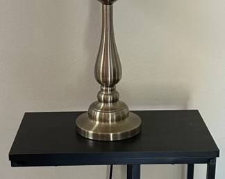 Black End Table Lamp