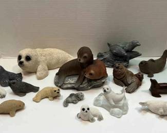 Fifteen Adorable Seal Figurines