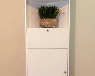 White Corner Cabinet