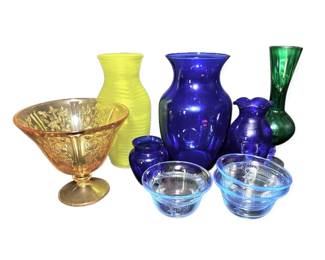 Colorful Glass Vases