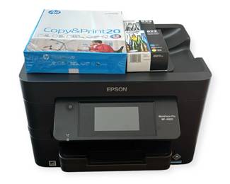 EPSON WorkForce Pro WF4820 Printer w Copy Paper and Ink Cartridges