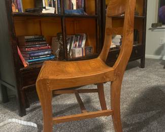 Asian yolk back chairs. 3 available. 