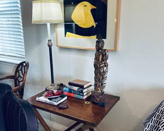 Antique Folding Butler's Table .