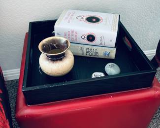 Small Side Table, Books.