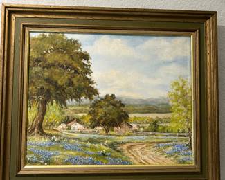 Original oil painting
Nancy Detlefsen 21x25 (with frame), Texas Artist