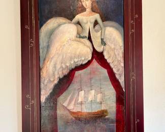 Daniela Ovtcharov, Original Oil Painting, Albuquerque, NM 58x34